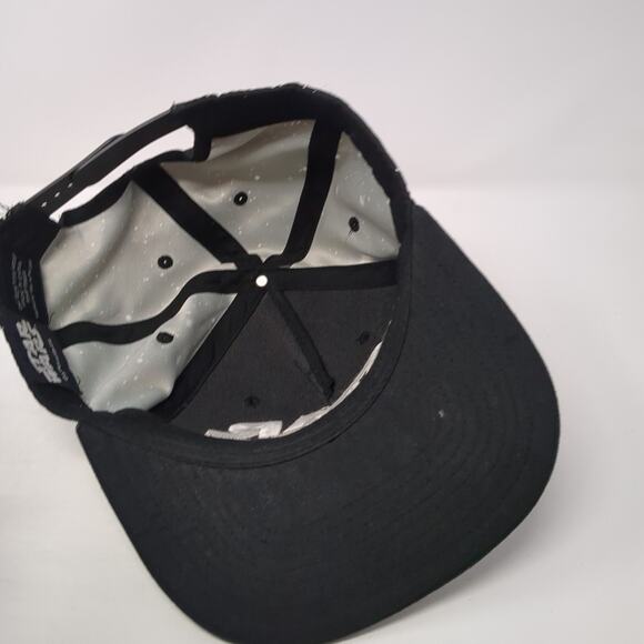Star Wars Galaxy Snapback Hat Black One Size Adjustable Embroidered - Picture 7 of 9